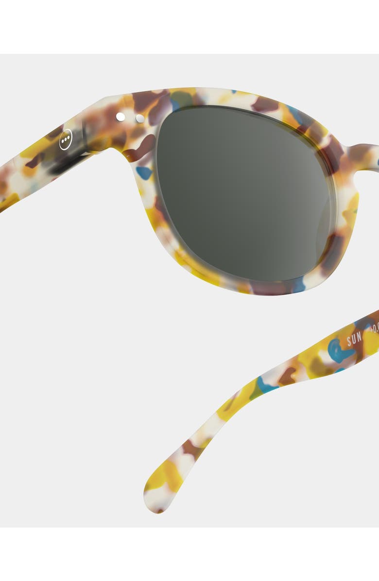 IZIPIZI #C 47mm Square Sunglasses, Alternate, color, Blue Tortoise