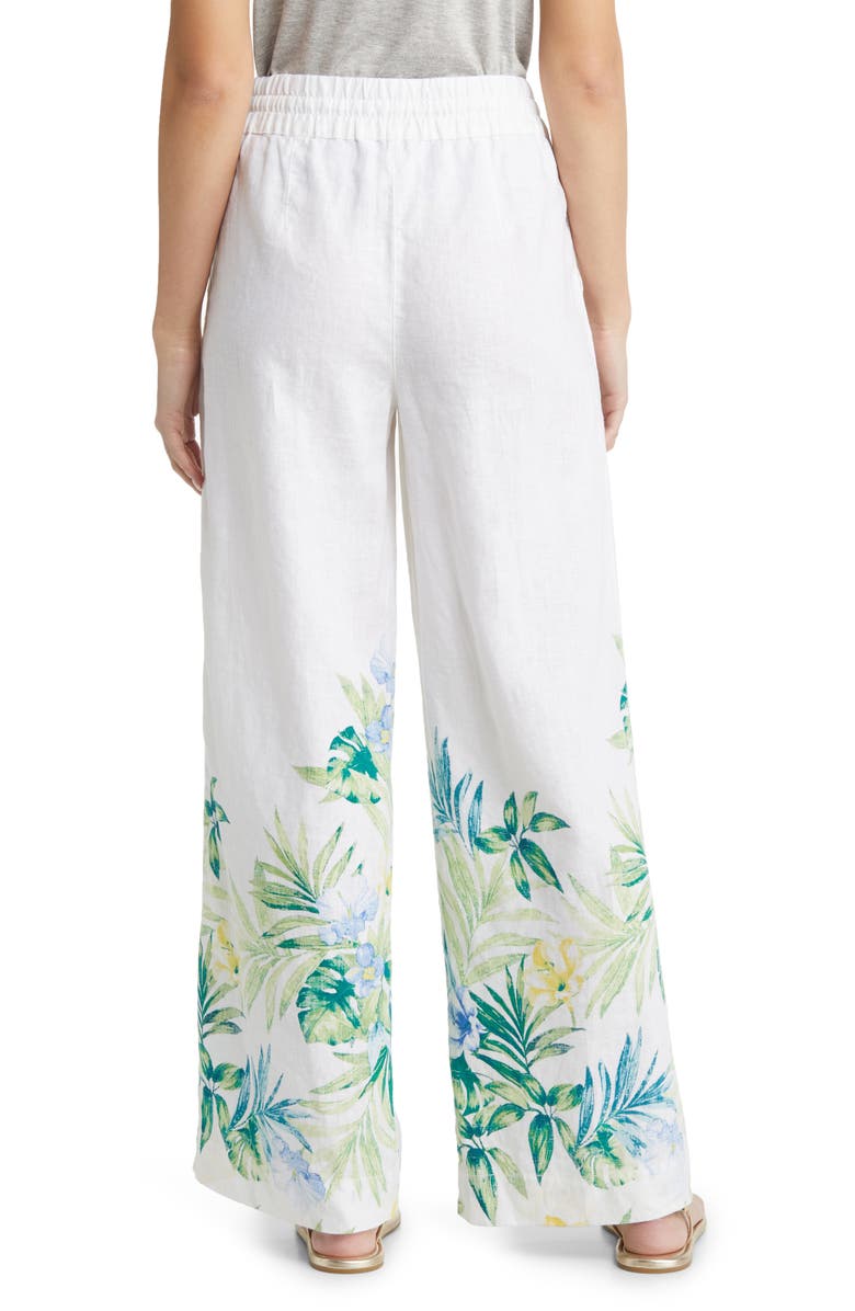 Tommy Bahama Tropical Retreat Wide Leg Linen Pants, Alternate, color,
