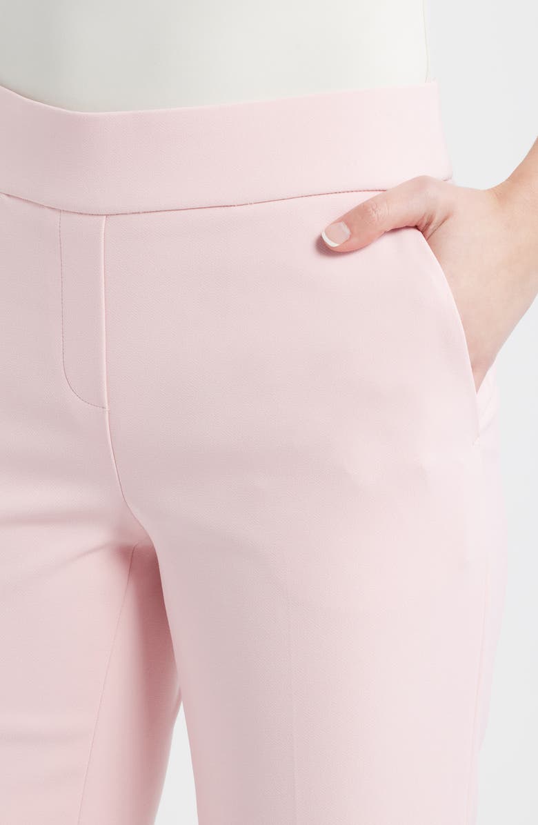 Anne Klein High Waist Bootcut Pull-On Pants, Alternate, color, Rose Water