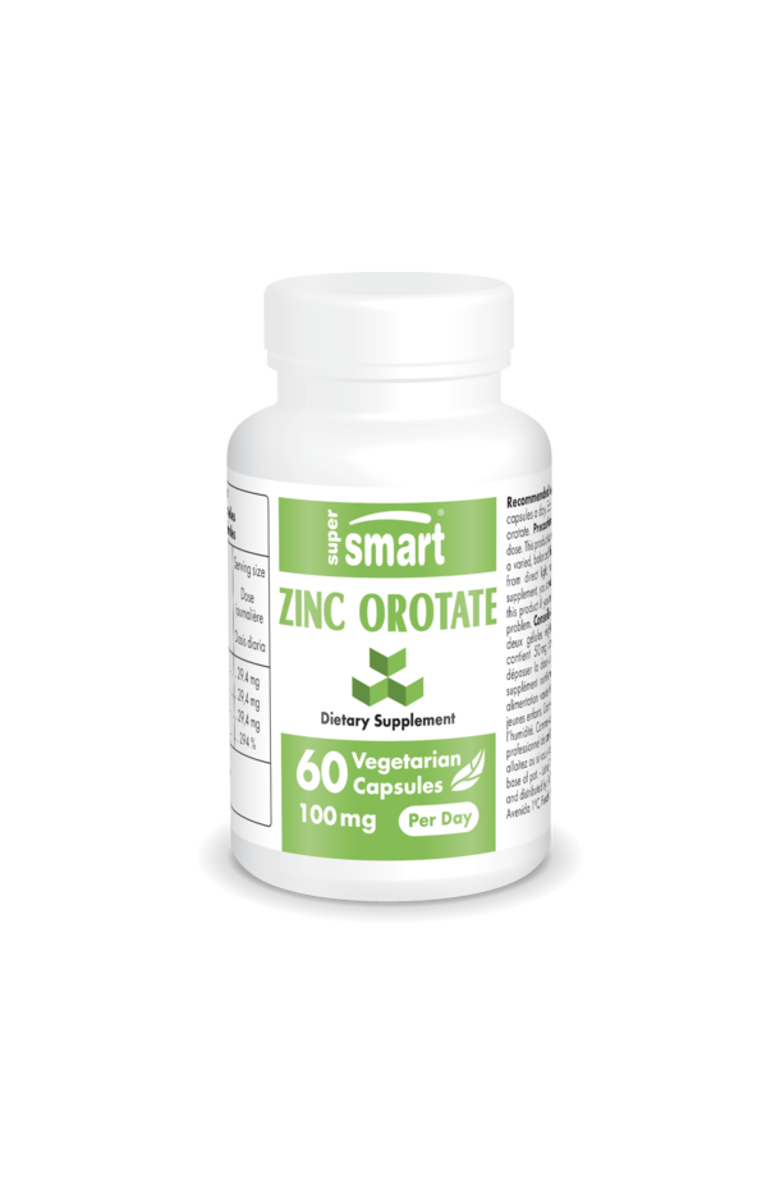 SuperSmart Zinc Orotate Supplement, Main, color, NO COLOR