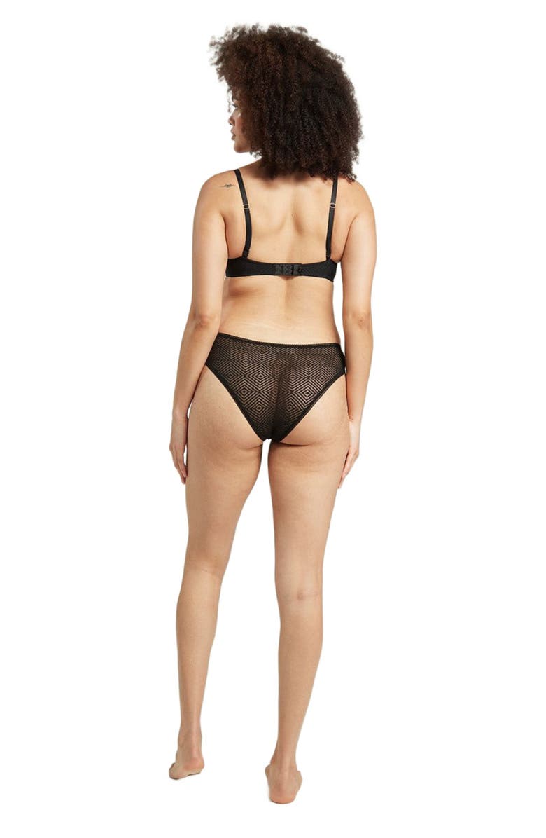 Nudea The Sheer Deco High Leg Brief - 3 Pack, Alternate, color, 