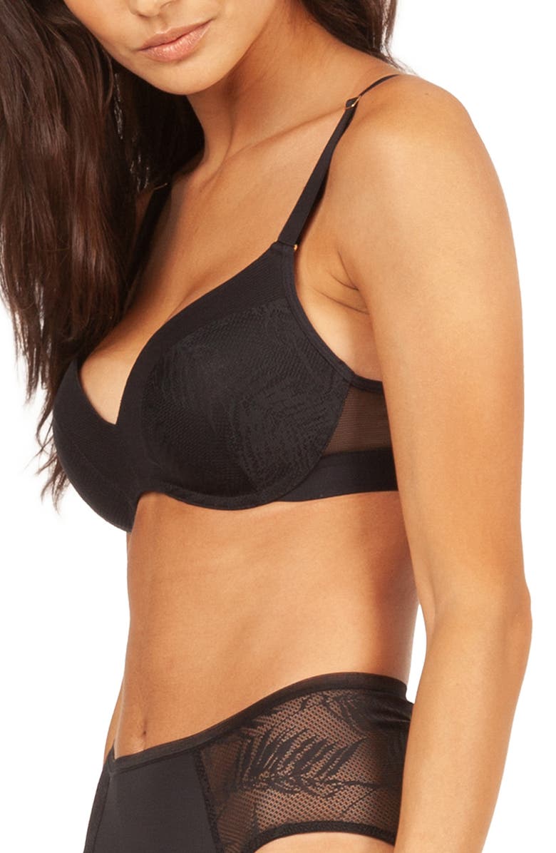 LIVELY The Smooth Lace No-Wire Push-Up Bra, Alternate, color, 