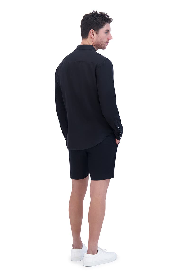 Snap Front Shirt, Alternate, color, BLACK