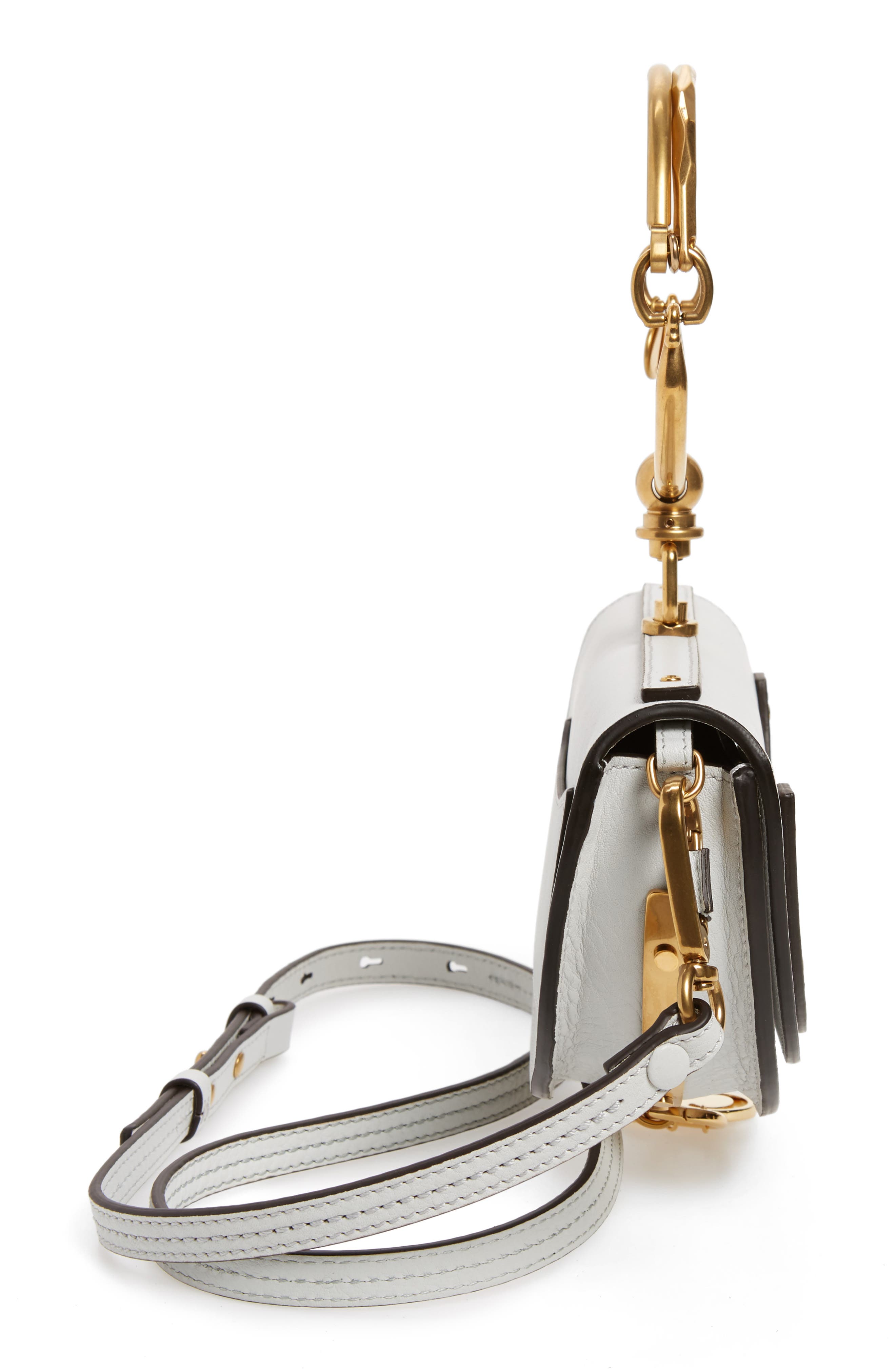 Chloé Small Nile Bracelet Calfskin Leather Minaudiere, Alternate, color, 