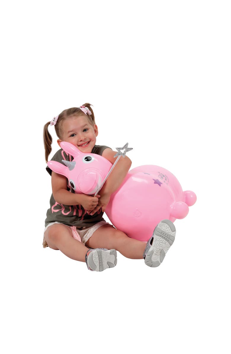 Gymnic Rody Unicorn, Light Pink w/Pump, Alternate, color, Light Pink
