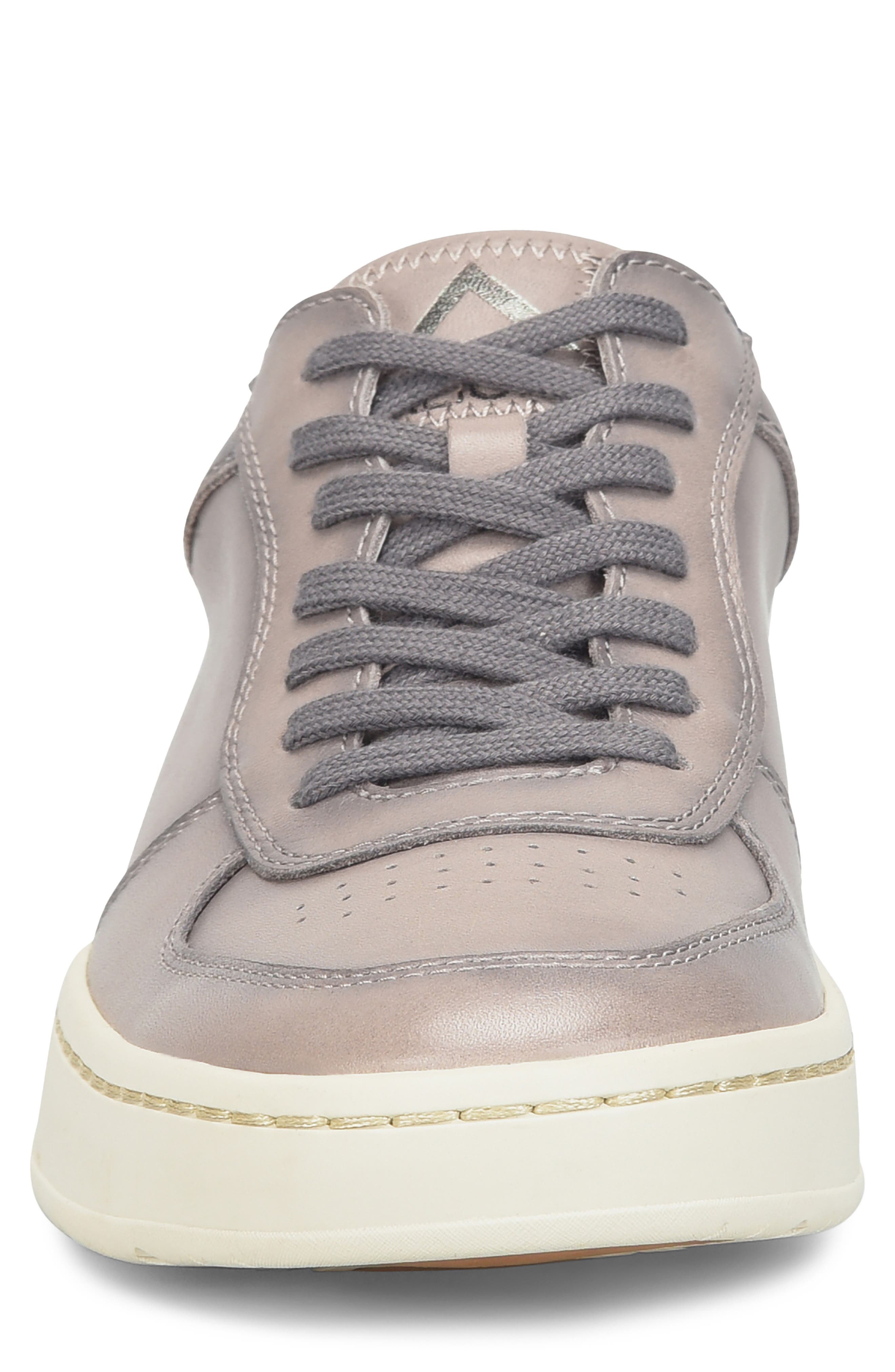 Venton Leather Sneaker, Alternate, color, ZINCO GREY