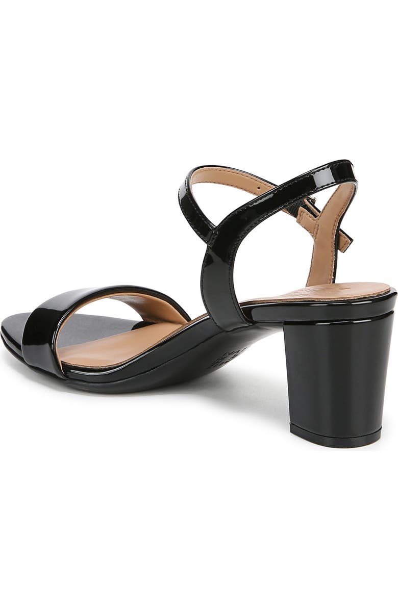Naturalizer Bristol Ankle Strap Sandal - Wide Width Available, Alternate, color, Black Patent Faux Leather