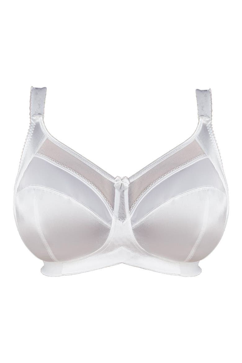 Keira Full Figure Soft Cup Bra, Alternate, color, WHITE