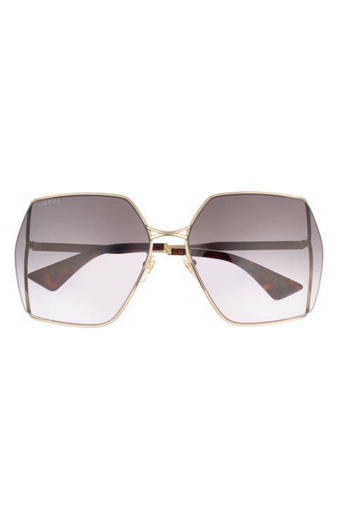 65mm Square Sunglasses