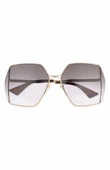 Gucci 65mm Square Sunglasses
