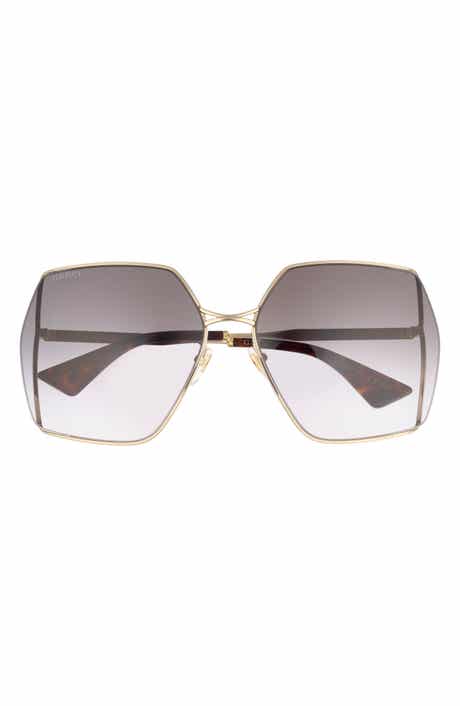 Gucci 65mm Square Sunglasses