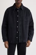 Jacquemus La Chemise Boulanger Oversize Denim Shirt Jacket