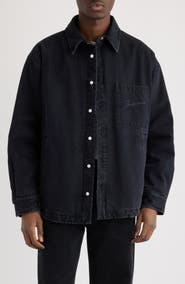 Jacquemus La Chemise Boulanger Oversize Denim Shirt Jacket