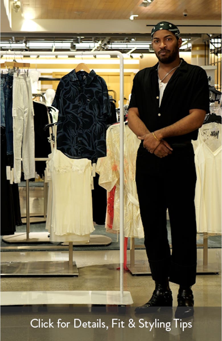 Kids' Print Short Sleeve Button-Up Shirt, sales video thumbnail