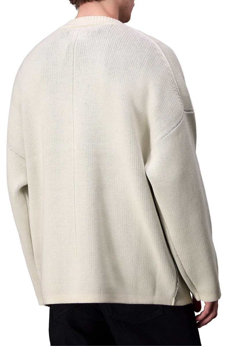 rag & bone Keaton Oversize Cardigan, Alternate, color, Ivory