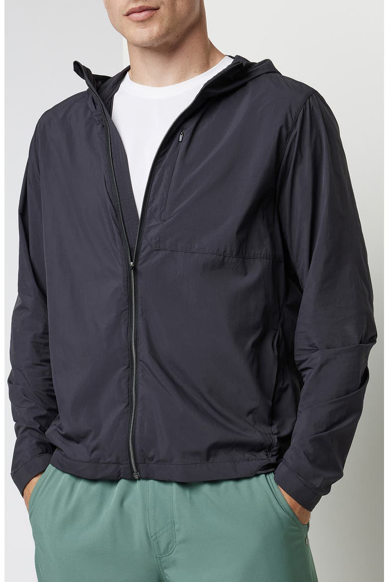 Ronan Packable Jacket, Main, color, BLACK
