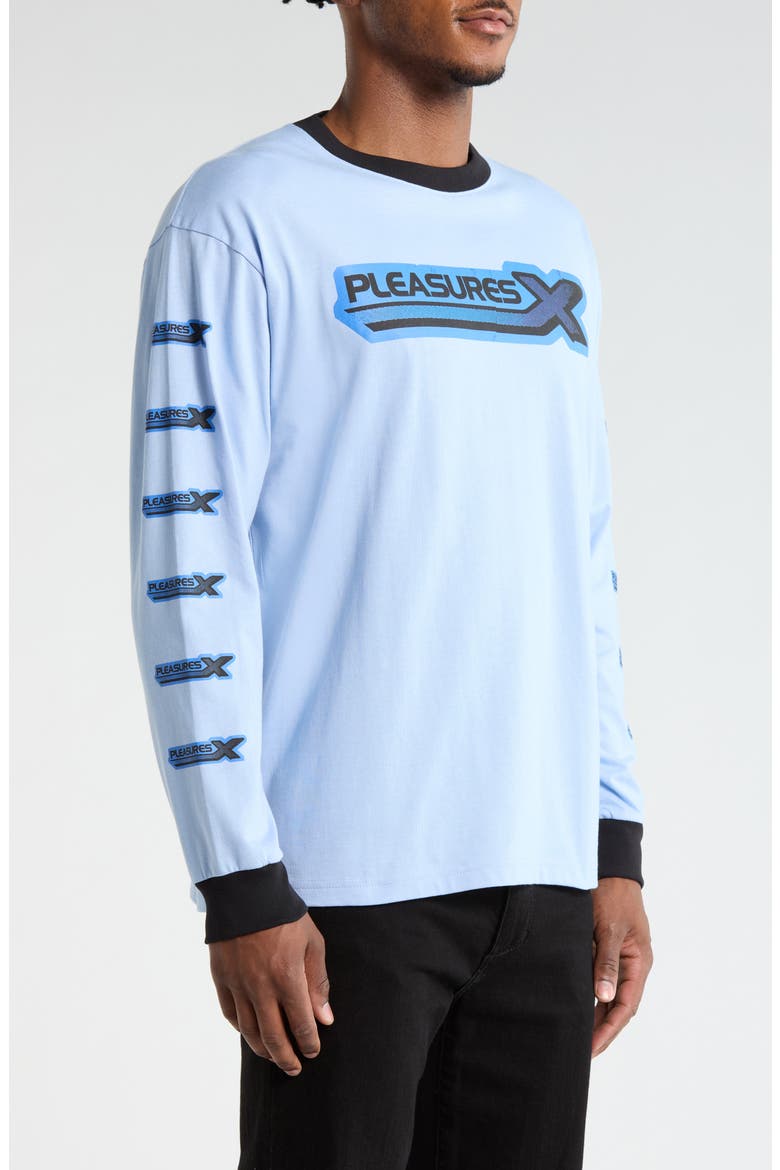 Long Sleeve Graphic T-shirt, Alternate, color, SKY