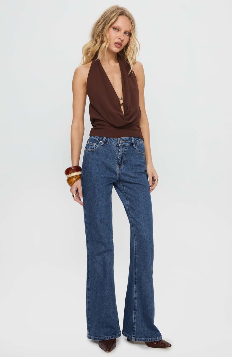 Princess Polly Magic Mirror Mid Rise Bootcut Jeans, Alternate, color, Mid Blue Wash