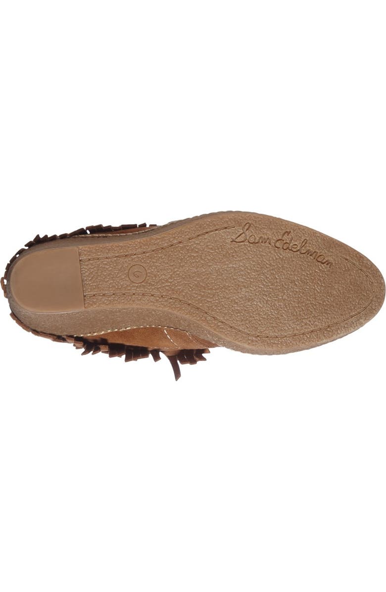 Sam Edelman 'Kemper' Fringe Wedge Bootie, Alternate, color,