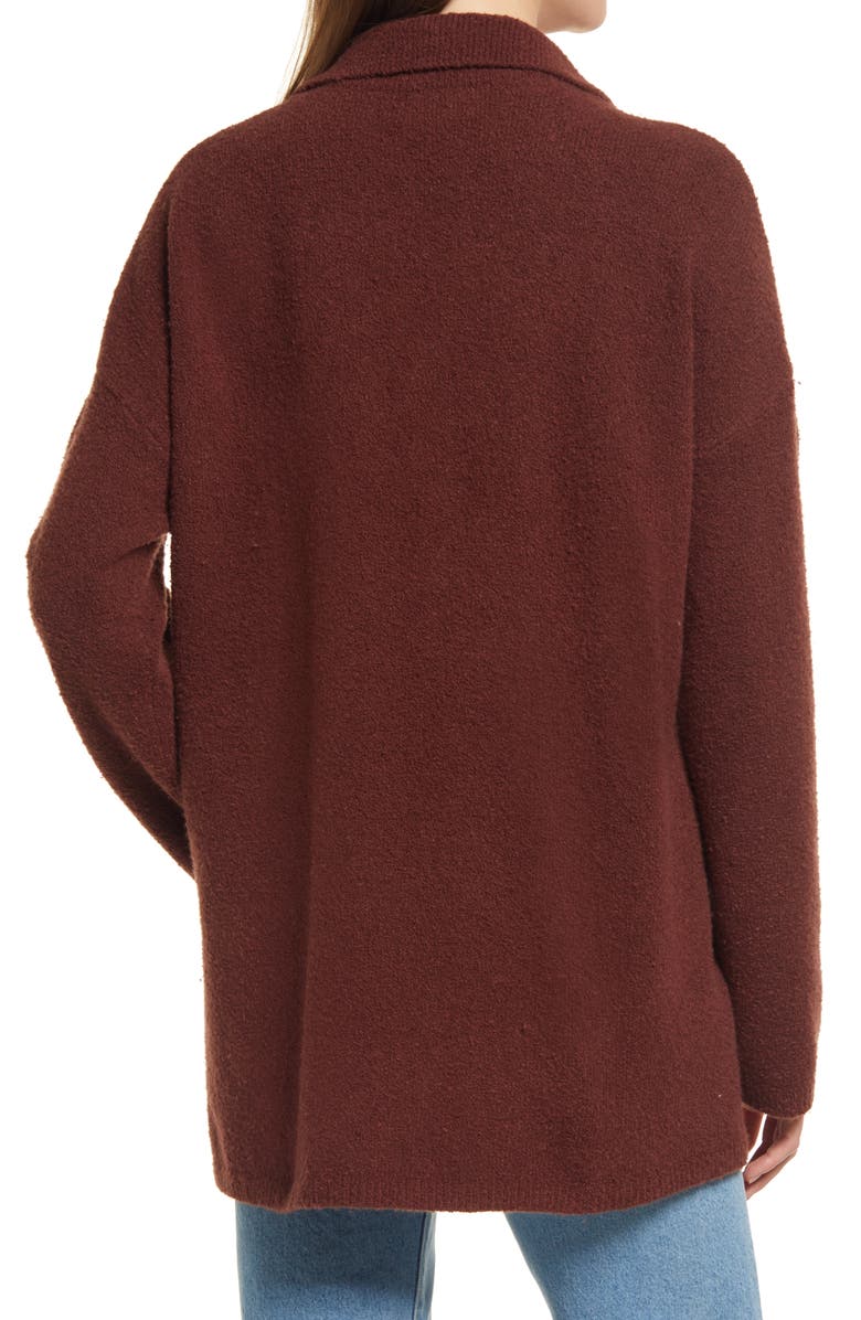Open Edit Oversize Polo Sweater, Alternate, color,