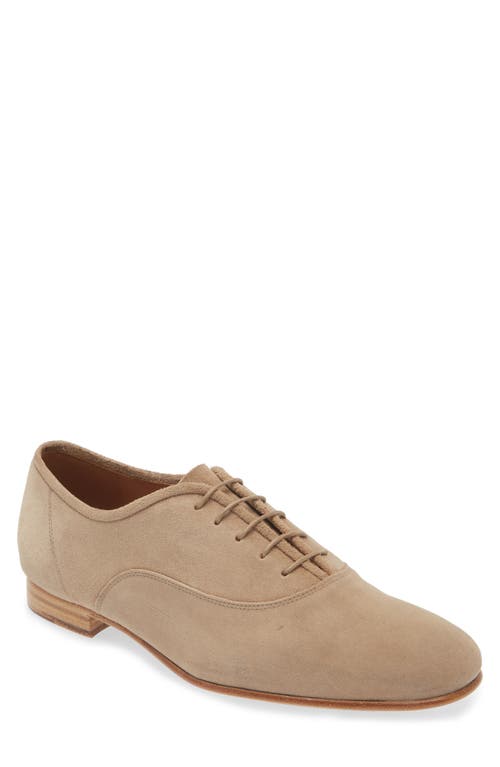 Pedro Garcia Gerti Water Resistant Plain Toe Oxford in Truffle Bessie Suede 