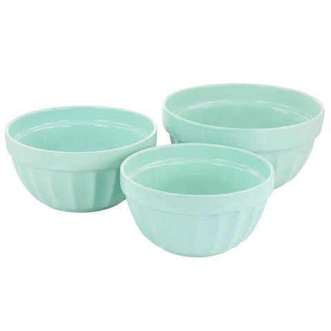 3 piece Stoneware Bowl Set
