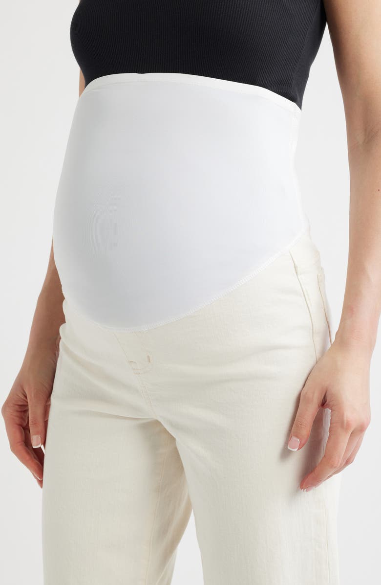 Madewell The Perfect Vintage Crop Flare Maternity Jeans, Alternate, color, Vintage Canvas