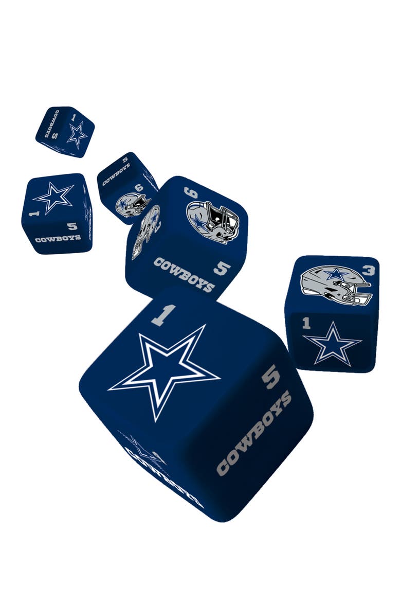 Dallas Cowboys Dice Set - 19mm, Alternate, color, Multicolor