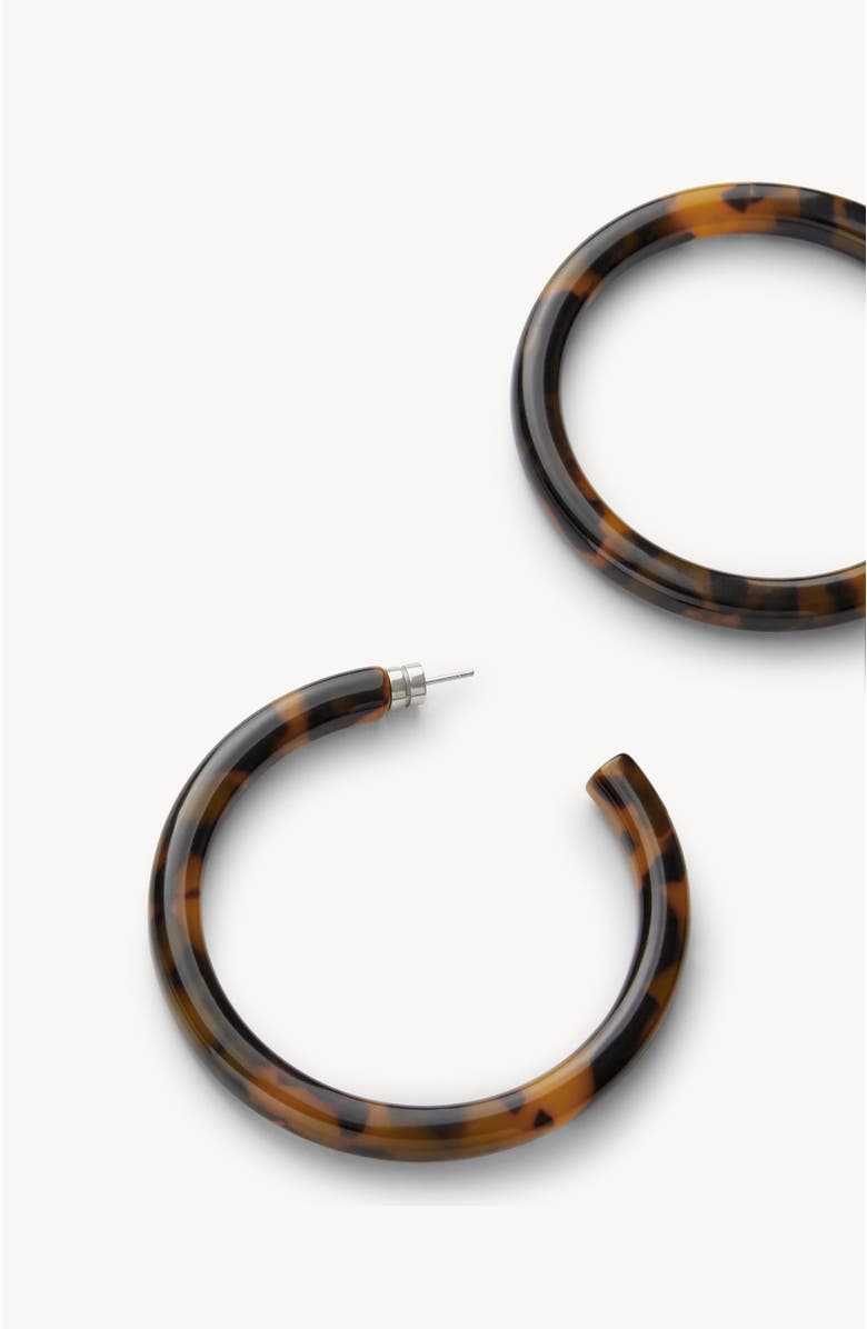 MACHETE Bold Hoops, Alternate, color, Classic Tortoise