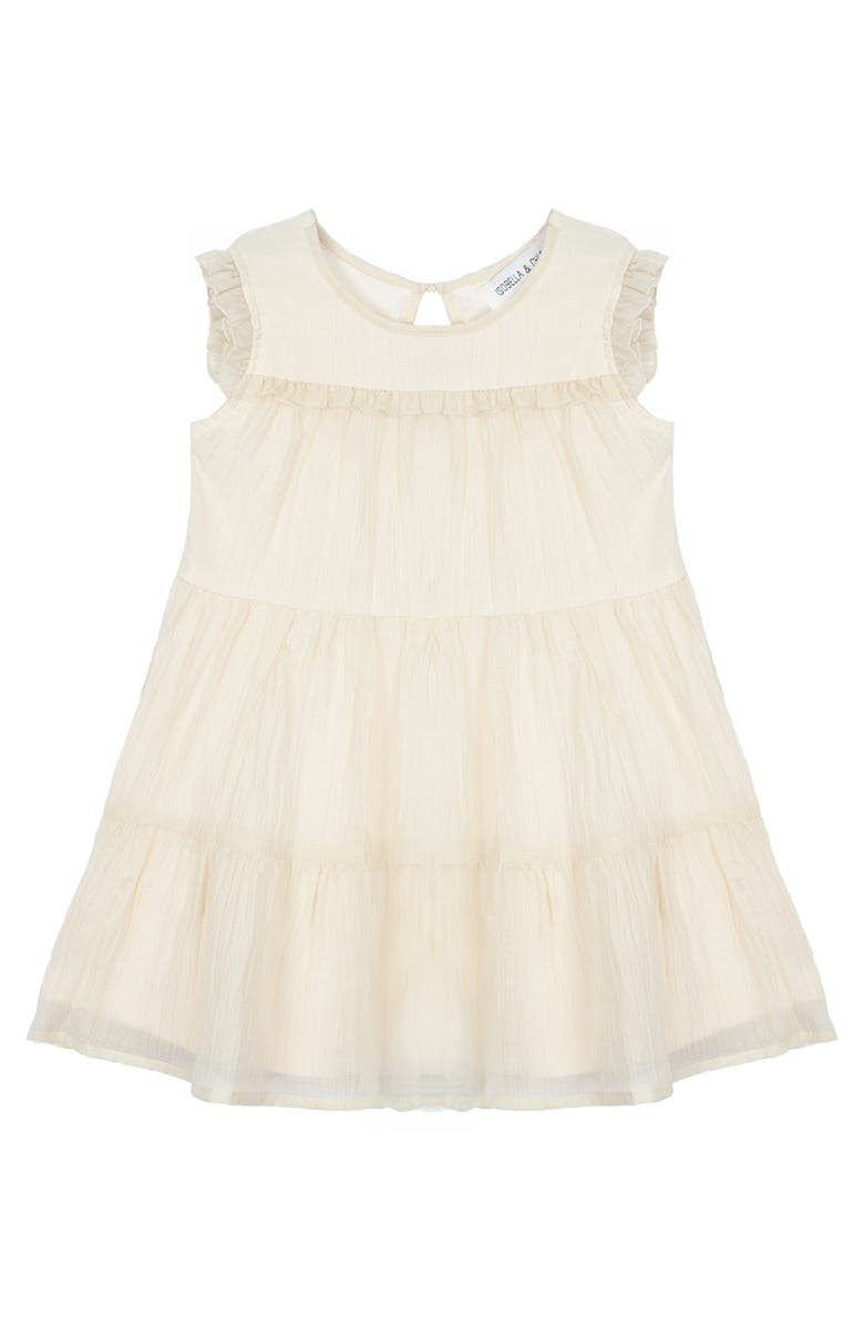 Isobella & Chloe Bella Ivory SS Dress, Main, color, White