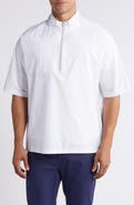 johnnie-O Stealth Stowable Short Sleeve Pullover Rain Jacket