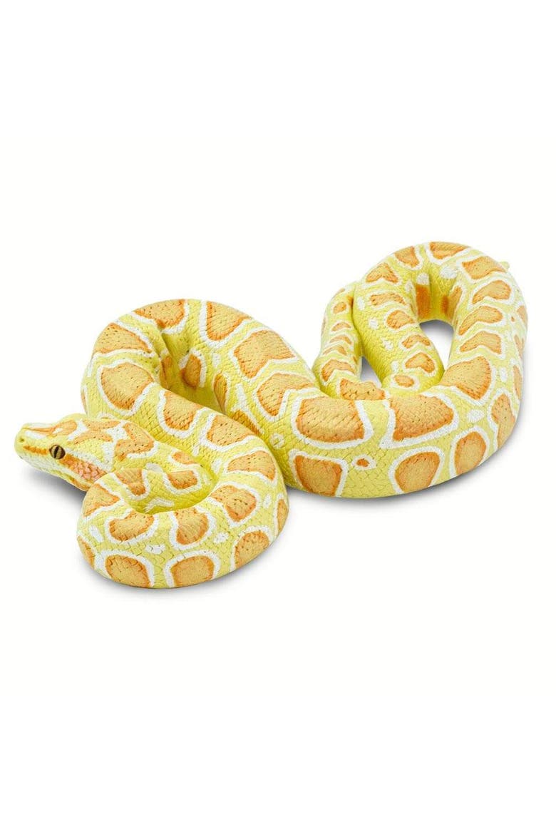 Albino Burmese Python Toy, Alternate, color, No Color