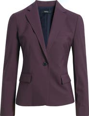 Theory Slim Fit Stretch Wool Blazer