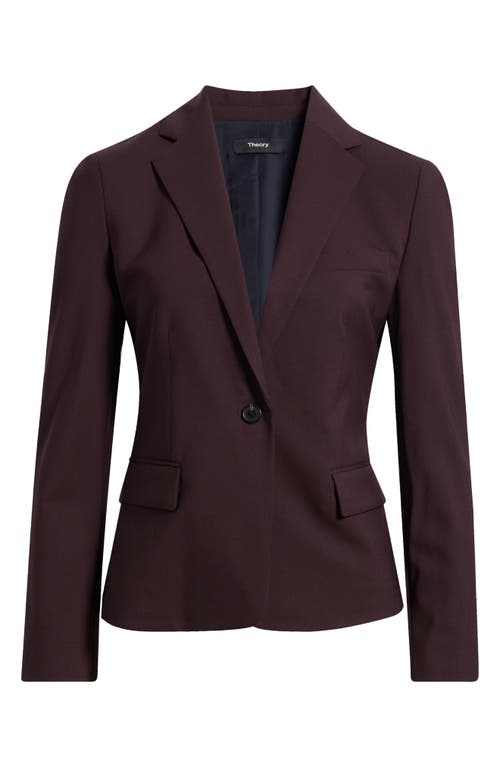 Theory Slim Fit Stretch Wool Blazer In Multi