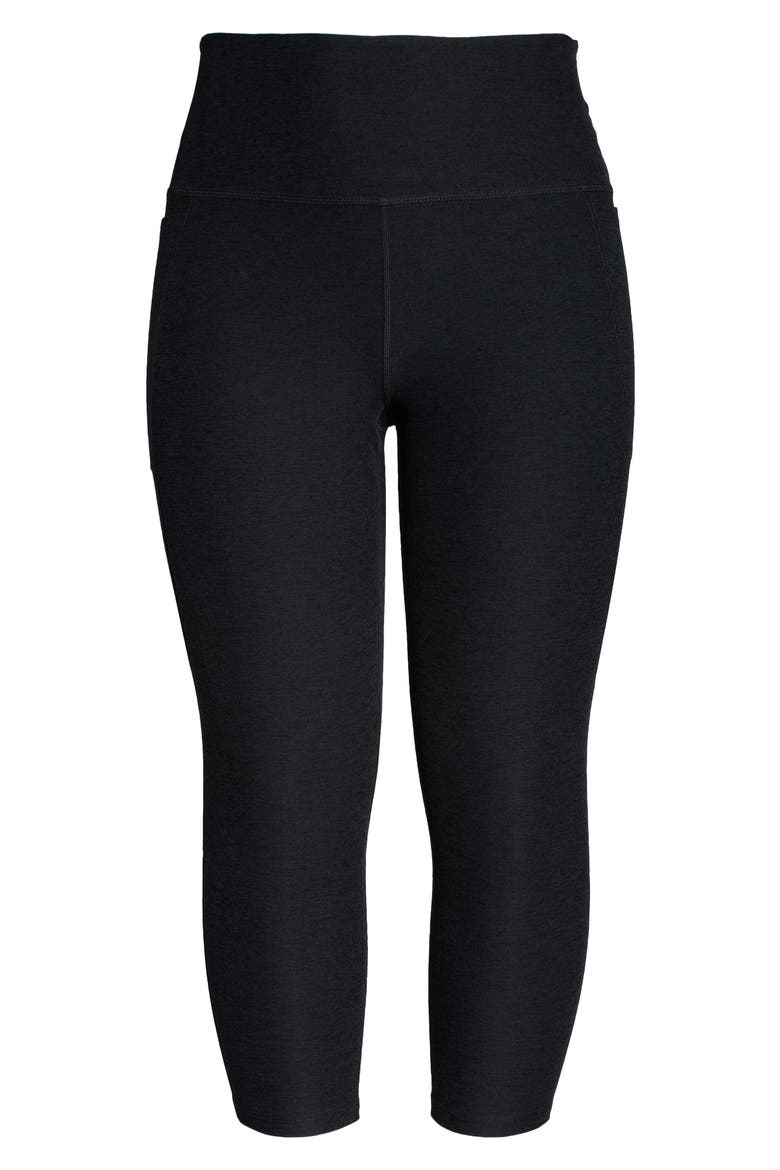 Out of Pocket High Waist Leggings, Alternate, color, DARKEST NIGHT
