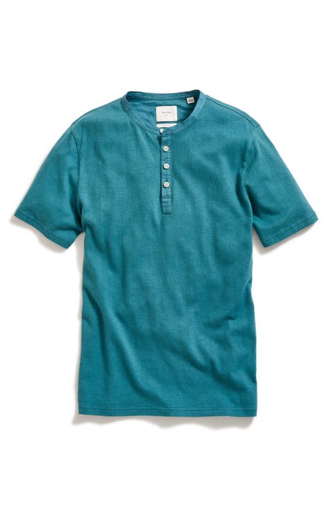 Short Sleeve Hemp & Cotton Henley