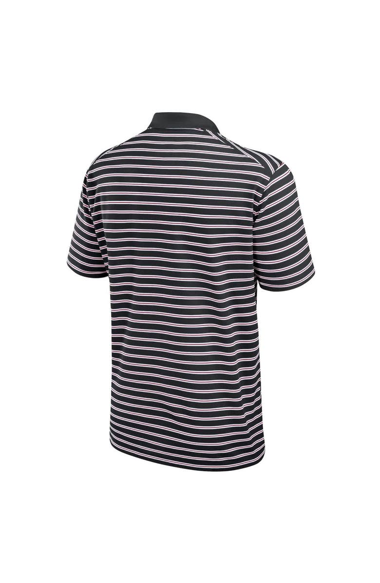 Jordan Brand Men's Jordan Brand Black/White Oklahoma Sooners Primetime Victory Striped Performance Polo, Alternate, color, 