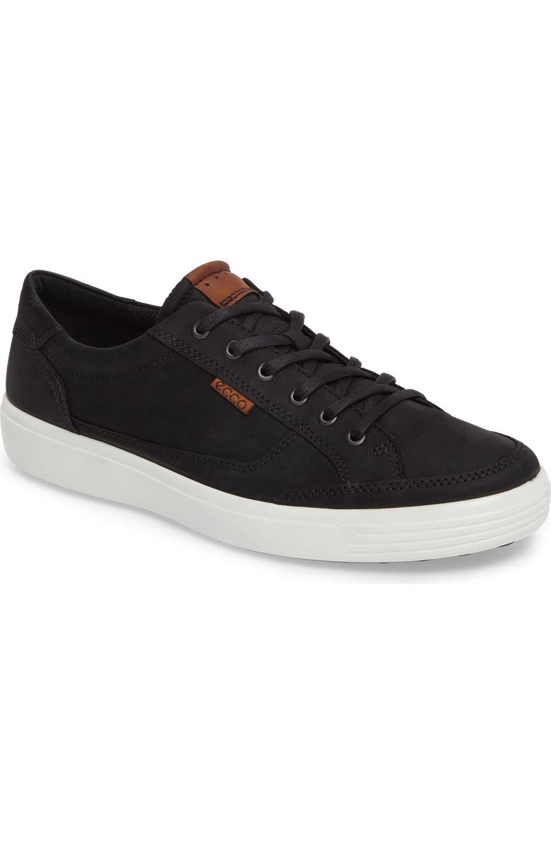 ECCO Soft 7 Long Lace Sneaker, Main, color,