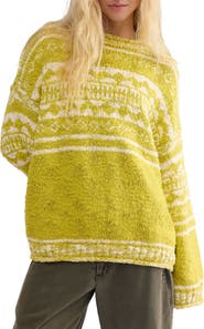 Free People Dani Oversize Cotton Blend Sweater