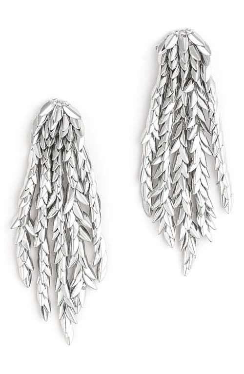 Deepa Gurnani Morrigan Drop Earrings In Silver
