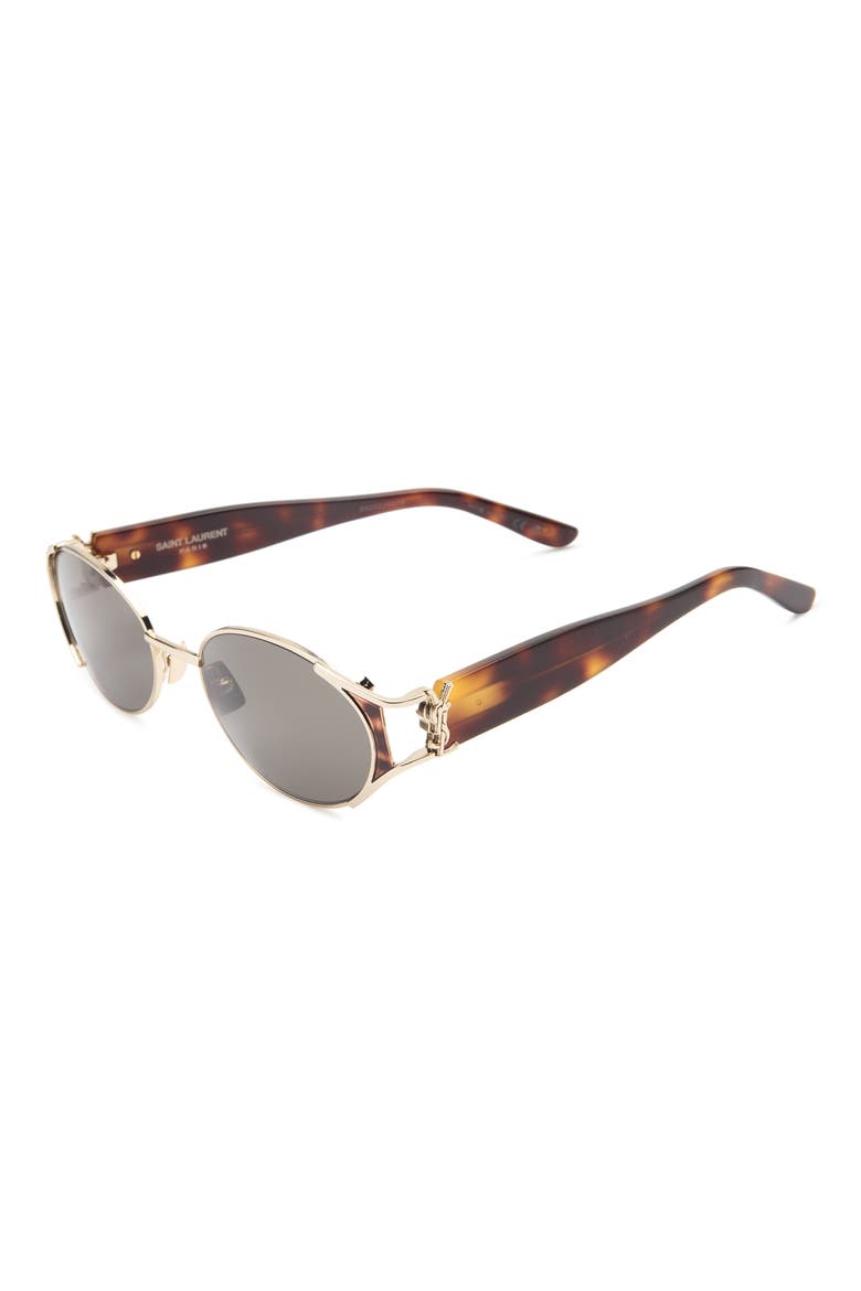 SL M919 Round Sunglasses, Alternate, color, GOLD