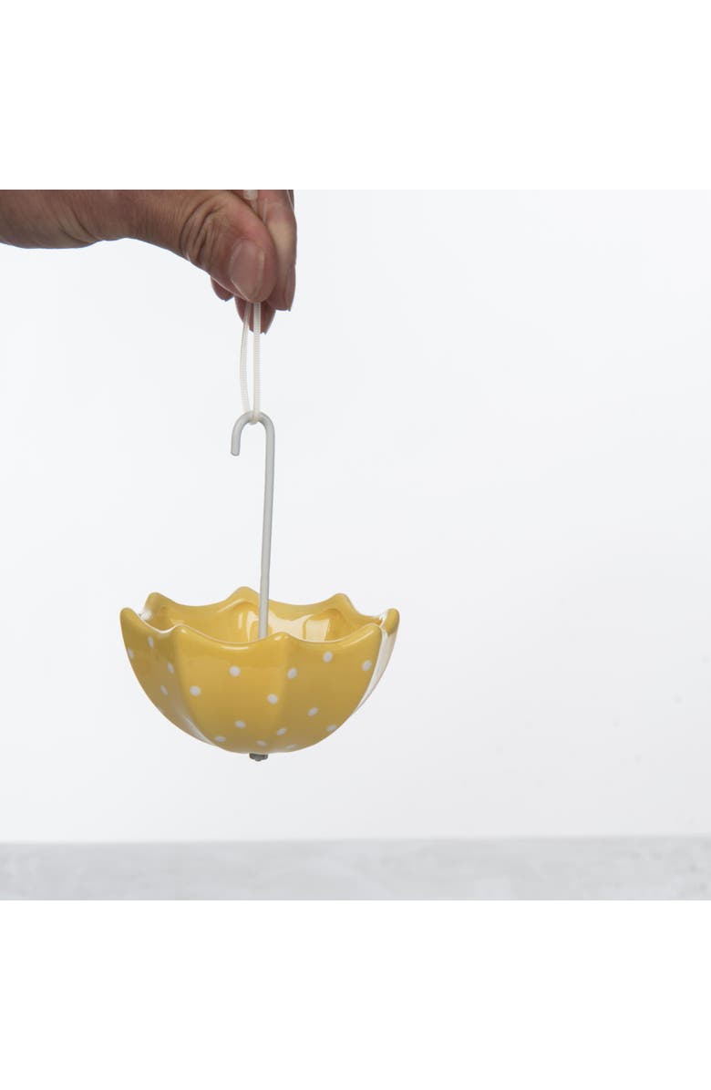 Transpac Set of 3 Ceramic Umbrella Planters for Home Decor Spring Garden Decoration, Alternate, color, Multicolored