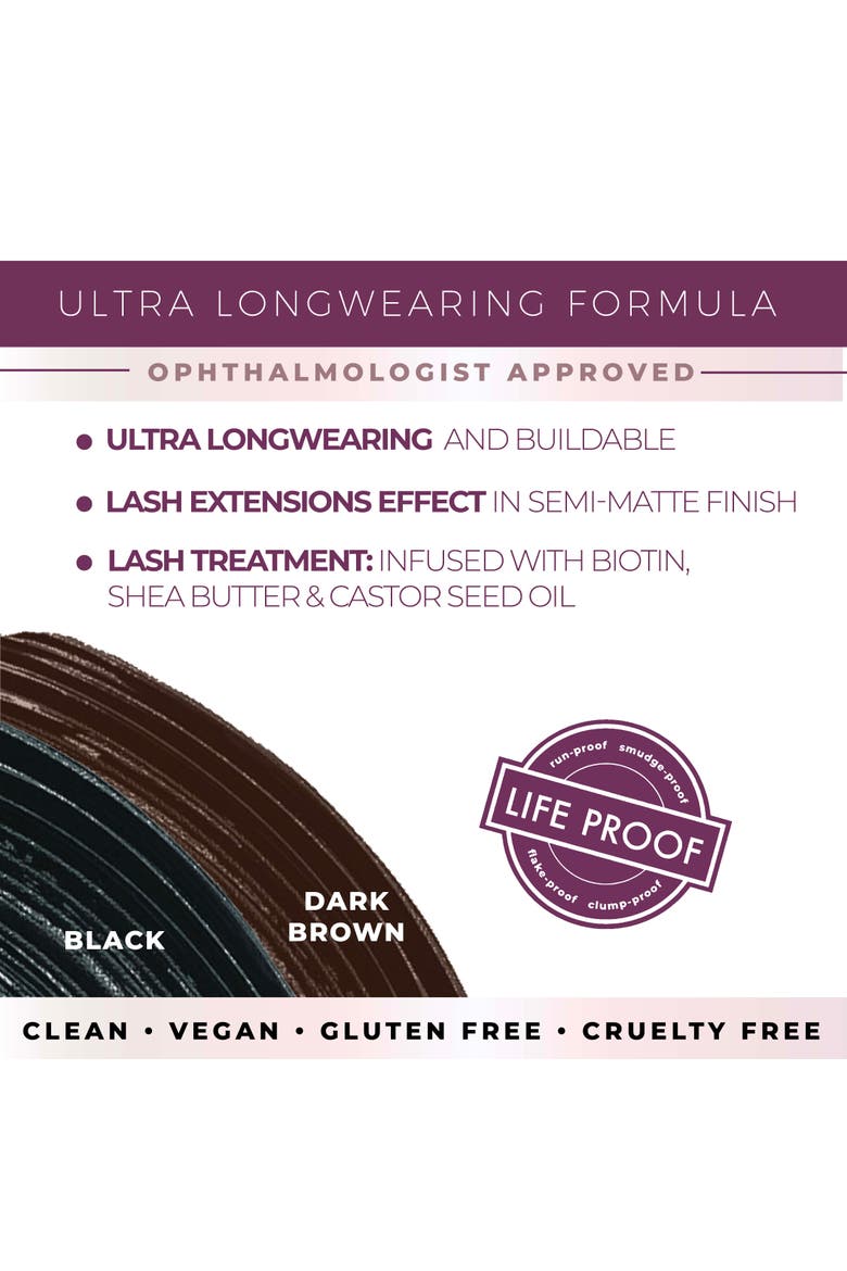 Lash Extension Tubing Mascara, Alternate, color, Black