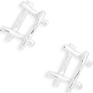 Karine Sultan Branch Stud Statement Earrings