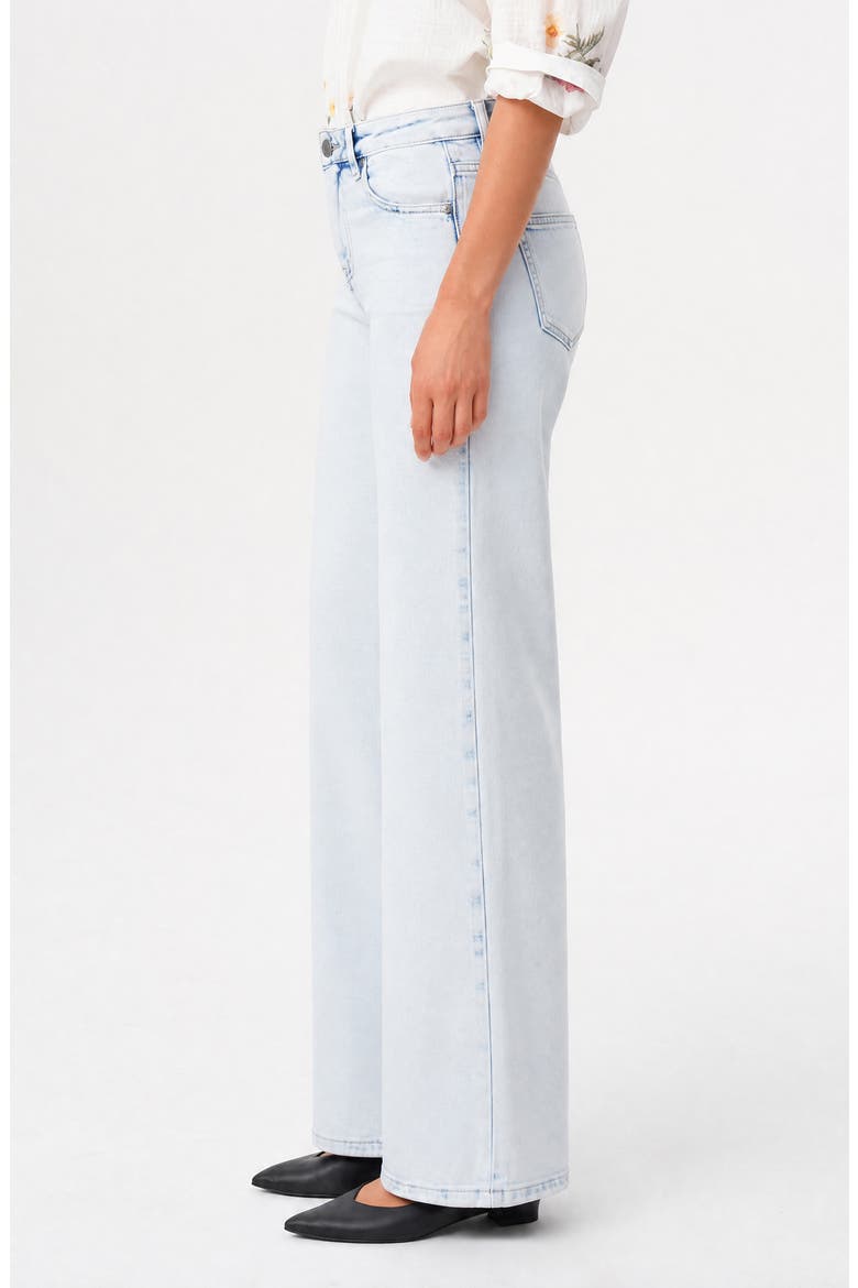 Mid Rise Wide Leg Jeans, Alternate, color, LIGHT BLUE