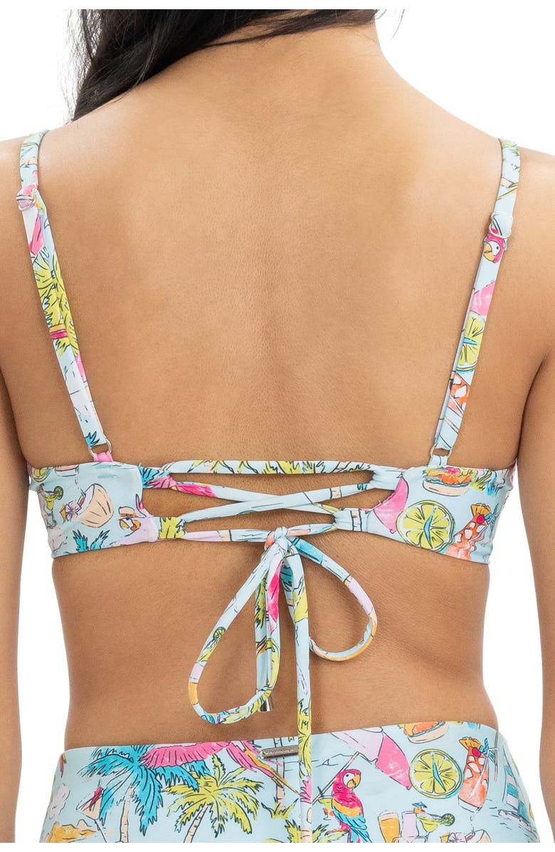 Kenny Flowers Margaritaville by Kenny Flowers - Welcome to Margaritaville - Underwire Bikini Top, Alternate, color, Blue