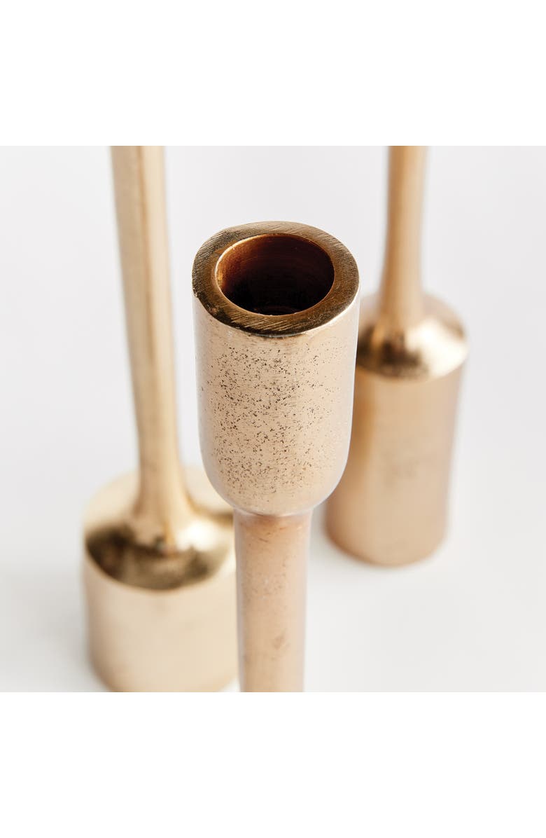 Napa Home & Garden Inge Taper Holders Set Of 3, Alternate, color, Gold