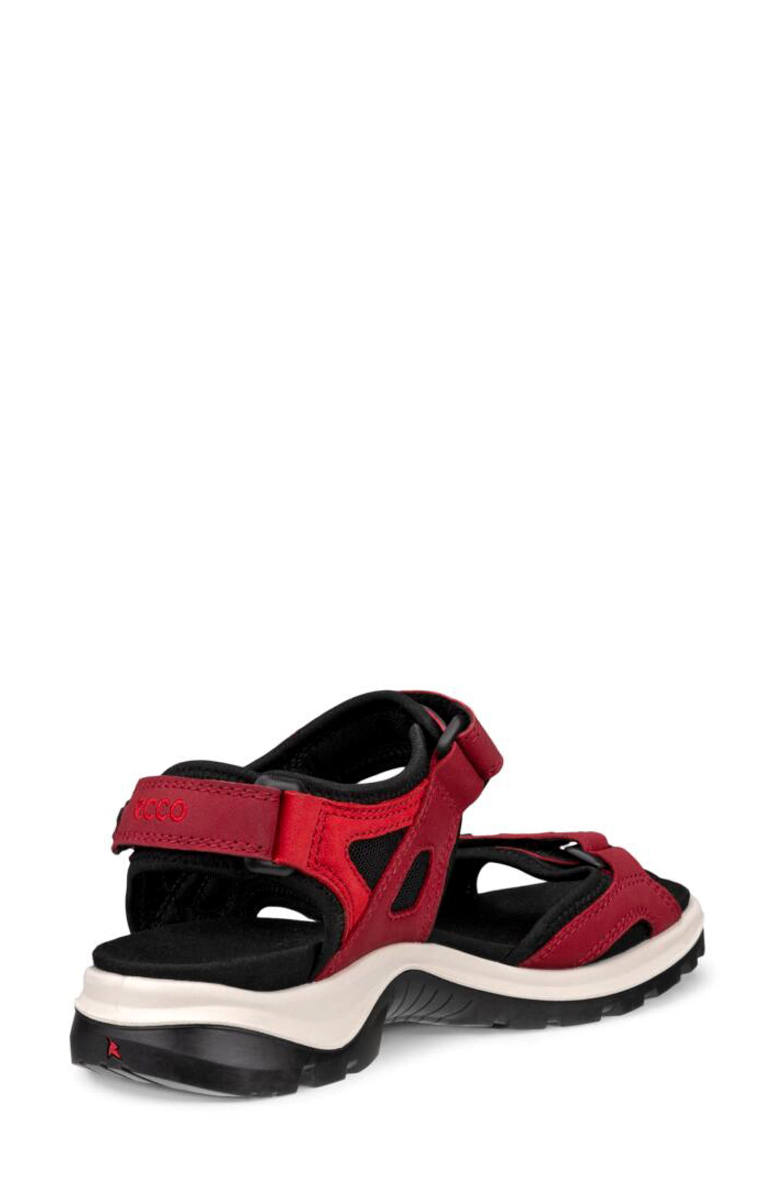 ECCO Yucatan Sandal, Alternate, color, Brick/ Chili Red