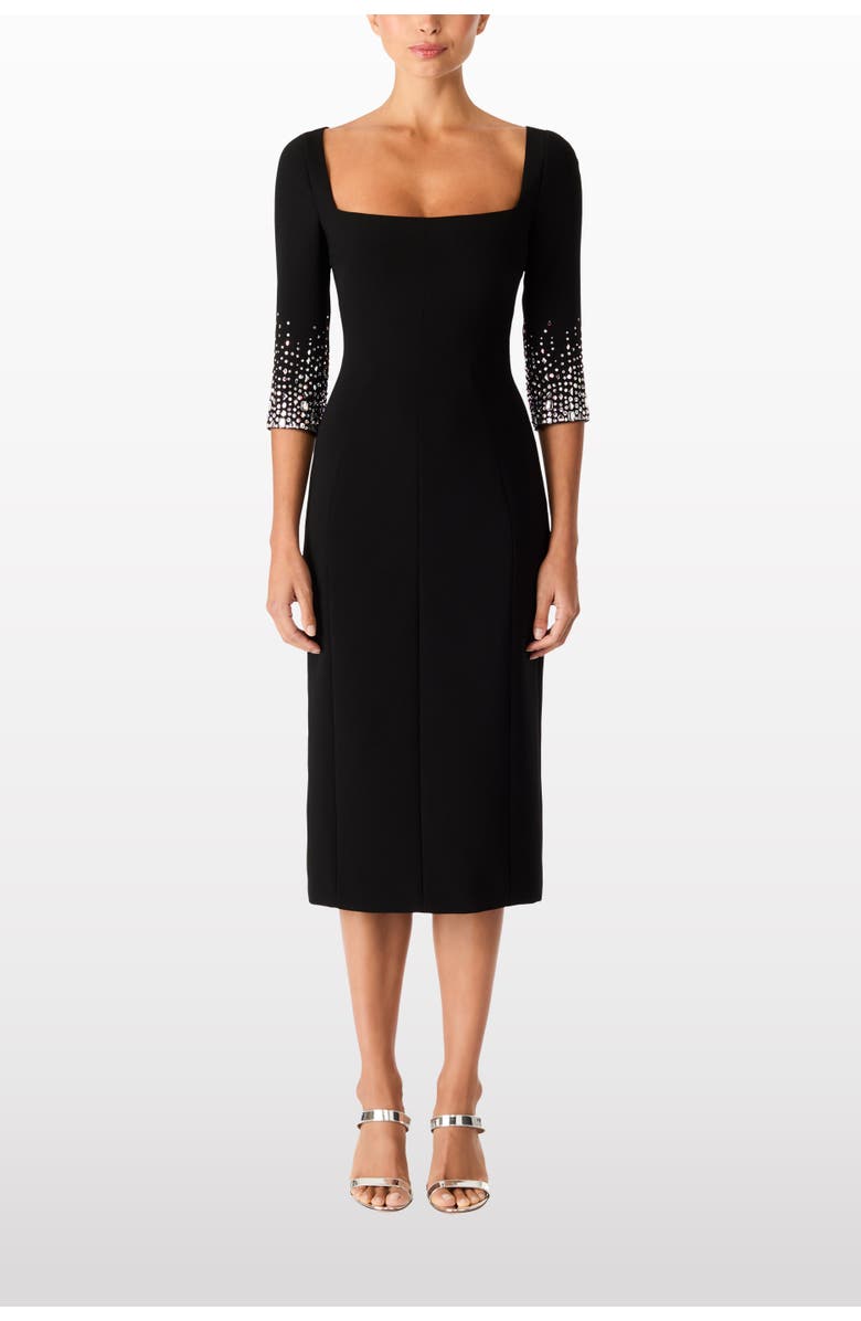 Jenny Packham Rosebud Midi Dress, Alternate, color, 