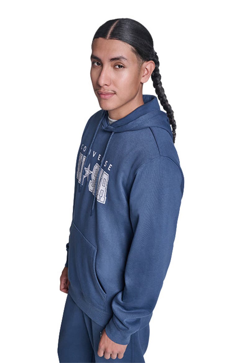All Star Pullover Hoodie, Alternate, color, CONVERSE NAVY